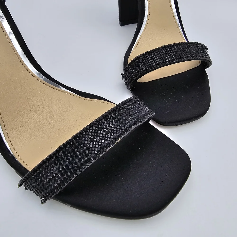 Jewel Badgley Mischka Women's Keshia III Heeled Sandals, Black, Women's 6.5 - Picture 3 of 16